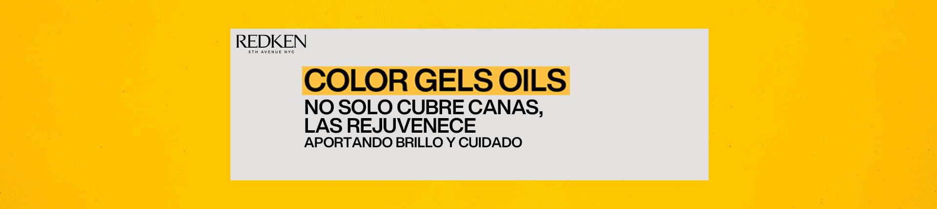 Redken Color Gels Oils animated banner